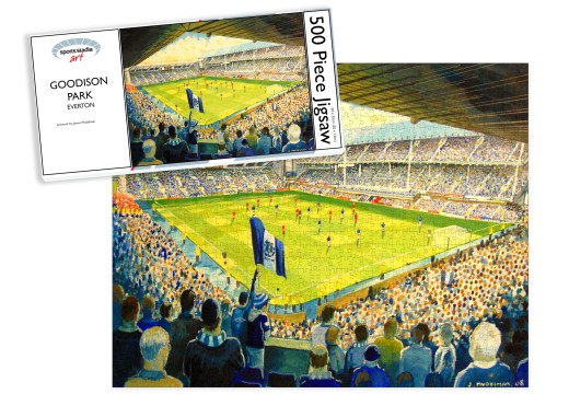 Goodison Park Stadium Fine Art Jigsaw Puzzle - Everton FC Goodison Park Stadium Fine Art Jigsaw Puzzle - Everton FC